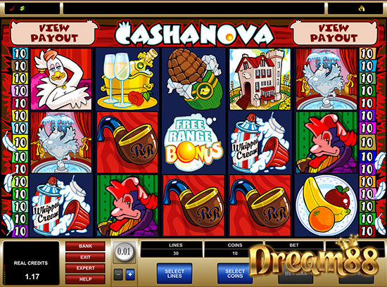 Cashanova Slot - เกมสล็อตออนไลน์ ธีมไก่คาสโนว่า