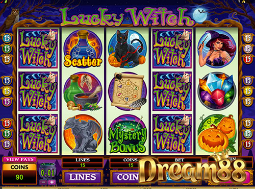 Lucky Witch Slot  - เกมส์สล็อตออนไลน์ ธีมแม่มด
